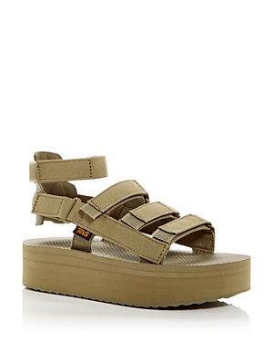 Teva Women's Mevia Flatform Gladiator Sandals In Aloe