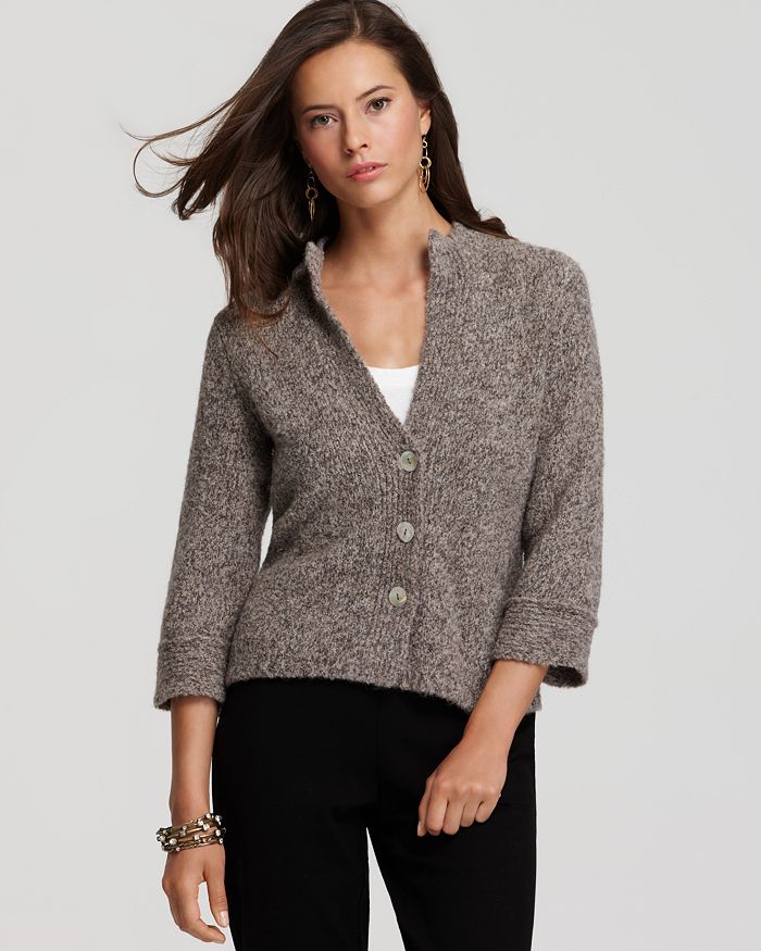 Eileen fisher boucle jacket cheap