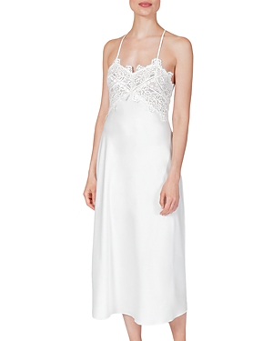 RYA COLLECTION ROSEY LACE TRIM NIGHTGOWN