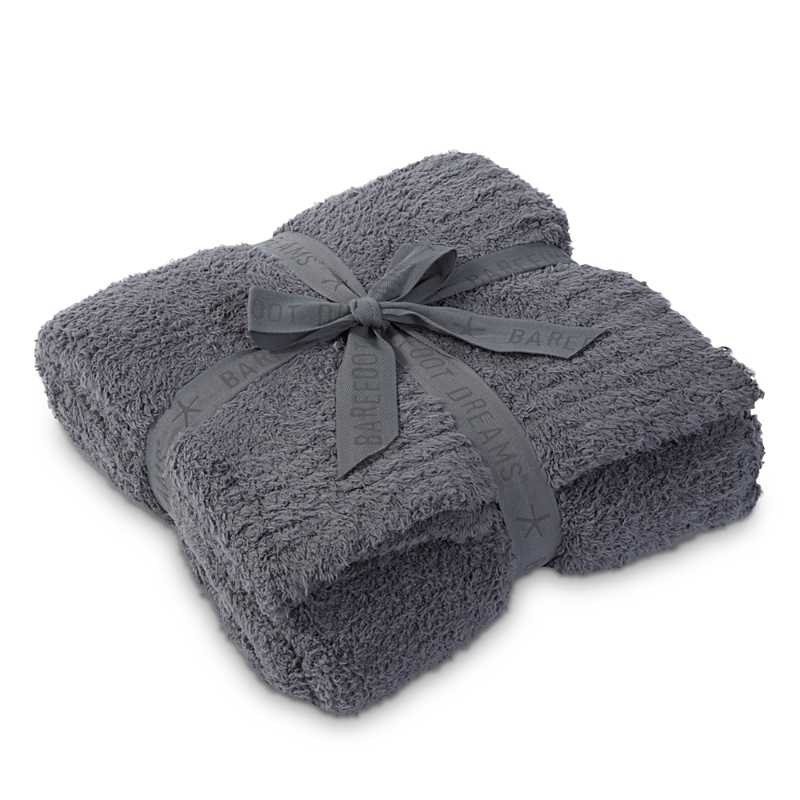 Barefoot Dreams Cozychic Throw In Graphite