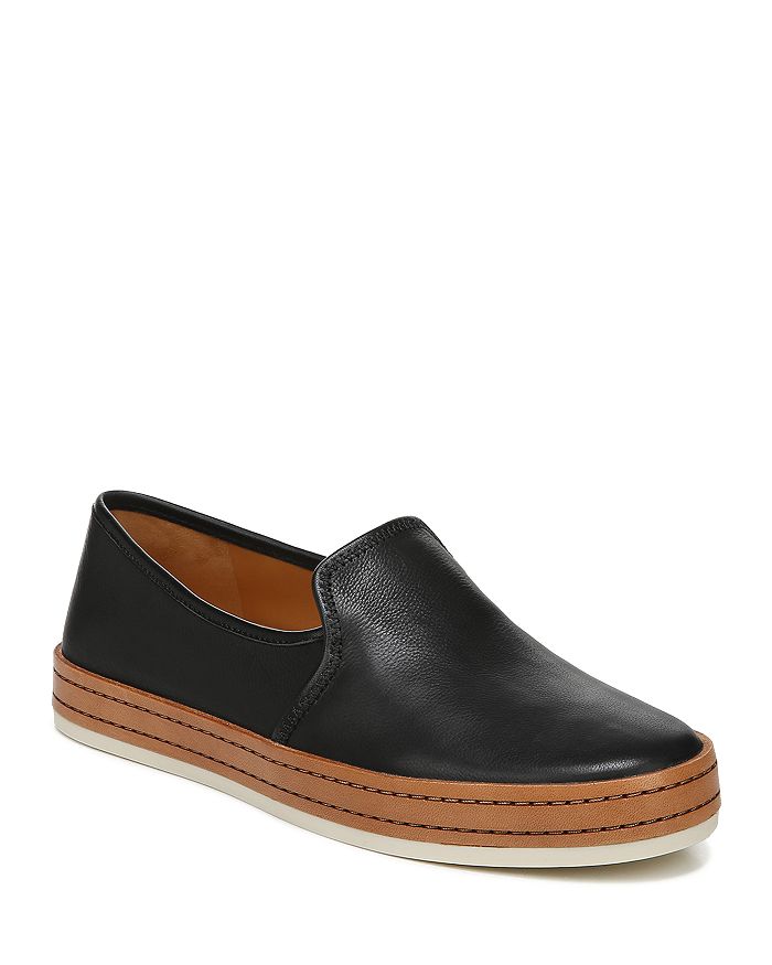 Vince Women's Canella Slip On Leather Flats Bloomingdale's
