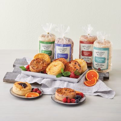 Wolferman's - Favorite Flavors English Muffins Sampler, 4 Pack