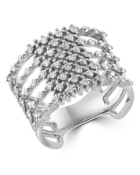 Bloomingdale's - Diamond Statement Ring in 14K White Gold, 0.70 ct. t.w. - 100% Exclusive