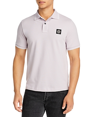 Stone Island Regular Fit Polo Shirt In Rose Quart