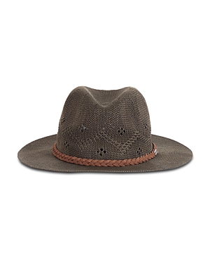 Barbour Flowerdale Trilby Hat In Green/brown