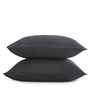 Aqua Linen Standard Pillowcase, Pair - 100% Exclusive In Pebble