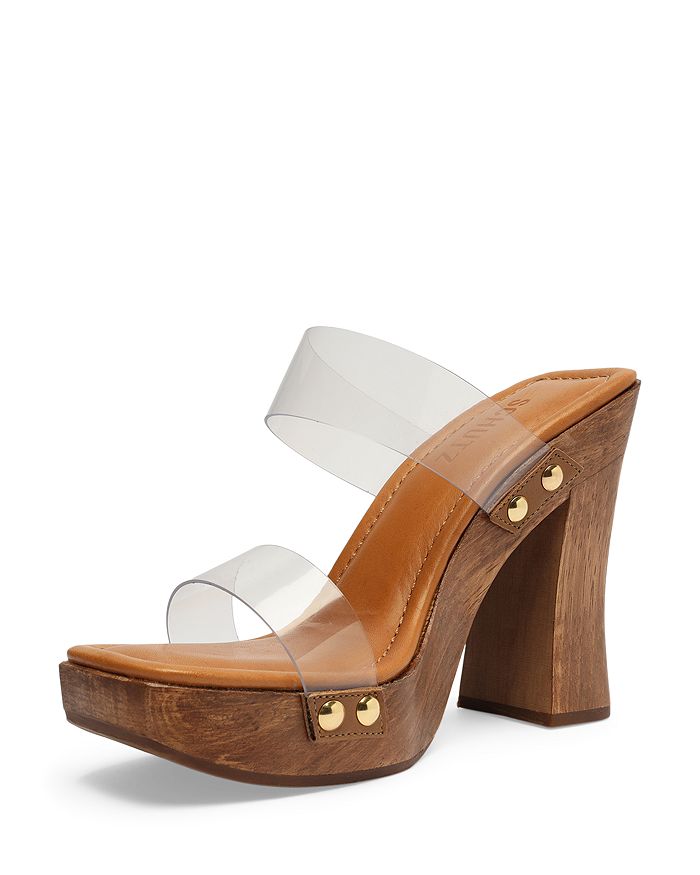 SCHUTZ Women's Aryana Studded Platform Sandals | Bloomingdale's
