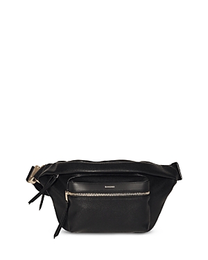 Sandro Marron Textured Belt Bag Sandro Marron Textured Belt Bag