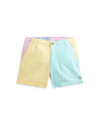 polo color block shorts