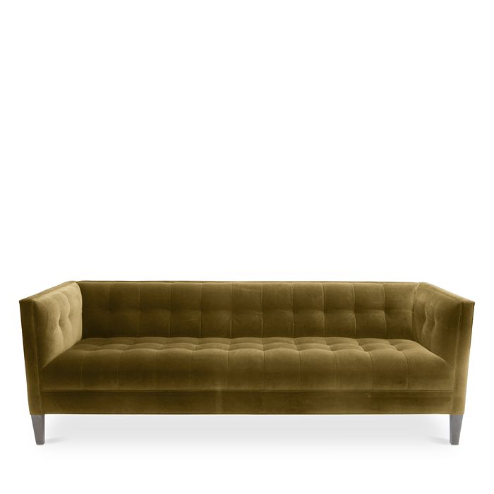 Bloomingdale's Artisan Collection Whitney Tufted Sofa In Vance Mustard