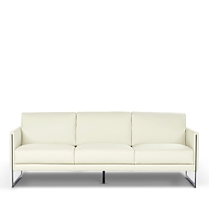 Giuseppe Nicoletti Coco 3 Seat Sofa In Bull 101 Bianco Naturale/titanium