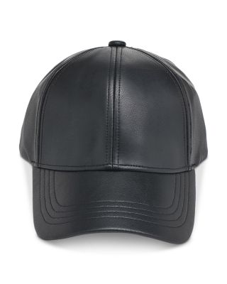 Vegan Leather Baseball Cap
