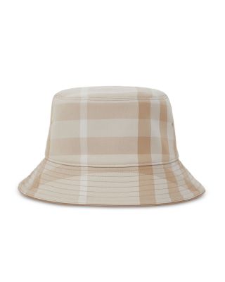 Check Cotton Bucket Hat