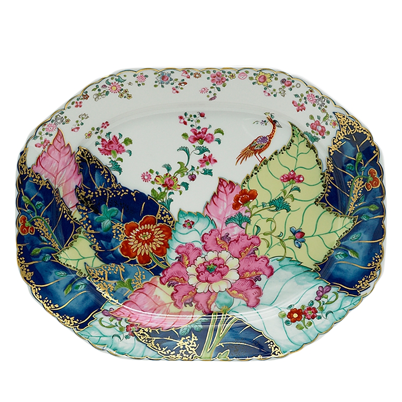 Mottahedeh Tobacco Leaf 13 Platter