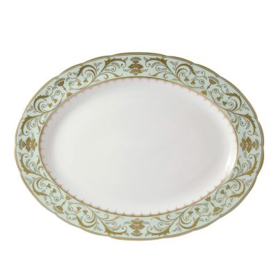Darley Abbey Oval Platter, 13"