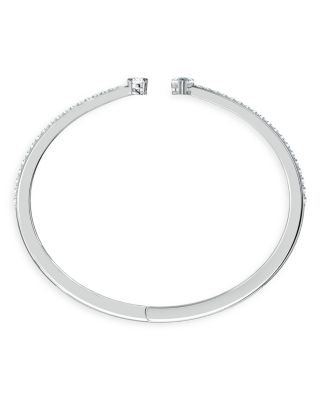 Mesmera Mixed Crystal Cuff Bracelet in Silver Tone
