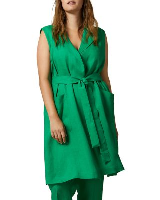 Marina Rinaldi Fiabesco Sleeveless Blazer | Bloomingdale's Women Plus Size  Clothing