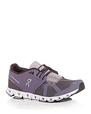 On Women's Cloud Low Top Running Sneakers In Shark