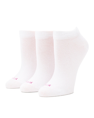Hue The Perfect Low Cut Sneaker Socks, Set Of 3 In White