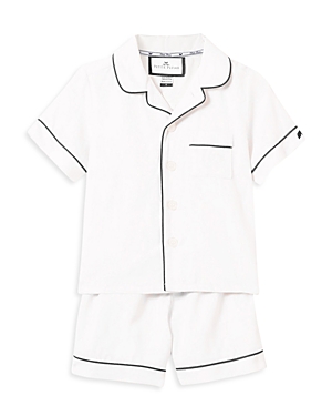 Shop Petite Plume Unisex Pajama Shorts Set - Baby, Little Kid, Big Kid In White