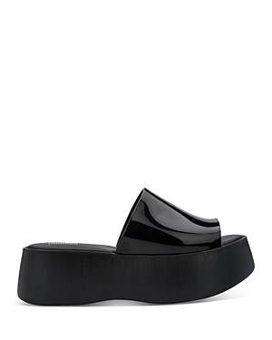 Shop Melissa Women's Becky Scented Platform Slide Sandals In Black
