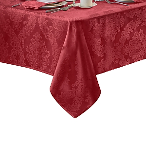 Photos - Bed Linen Elrene Barcelona Jacquard Damask Oblong Tablecloth, 84 x 60 Red 21034RED