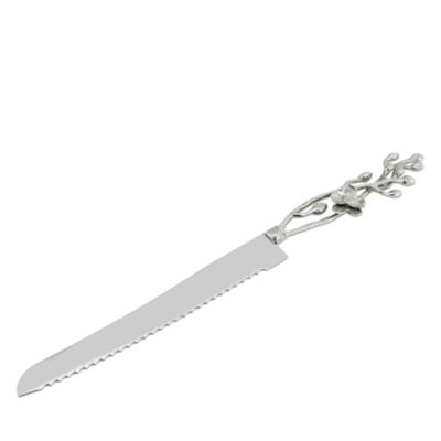 White Orchid Bread Knife