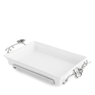 Michael Aram White Orchid 3-Quart Casserole Dish