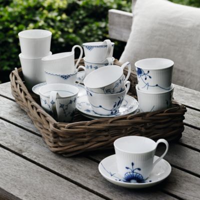   Blue Fluted Mega 皿 21cm Royal Copenhagen Blue Fluted Mega Dinnerware Collection
