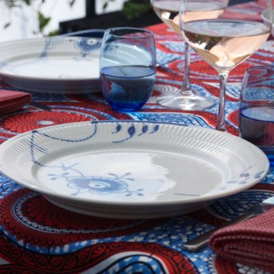 &amp;quot;Blue Fluted Mega&amp;quot; Dinner Plate #6