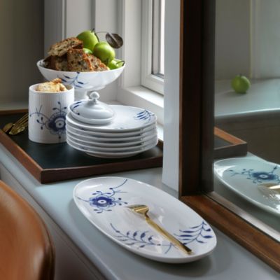 Blue Fluted Mega Serveware