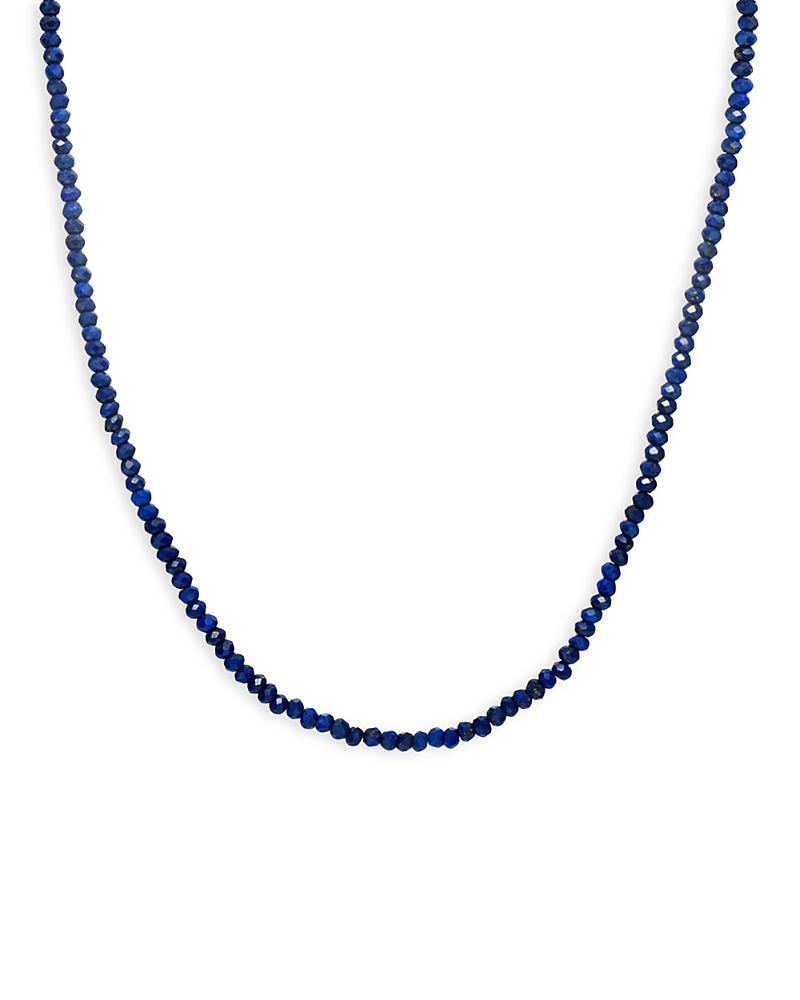 Zoe Lev 14K Yellow Gold Lapis Lazuli Bead Collar Necklace, 14