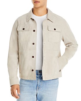Michael Kors - Jersey Bonded Suede Shirt Jacket