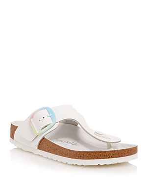 Birkenstock Women's Gizeh Big Buckle Thong Sandals In Ombre White