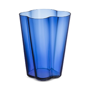 Shop Iittala Aalto Vase, 10.5 In Blue