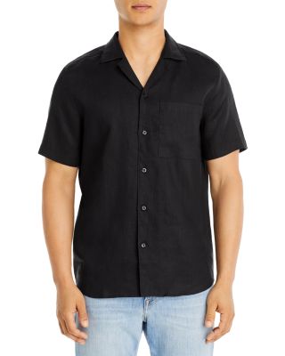 Mens Black Button Down Shirt 