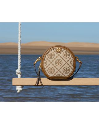 monogram logo zip top swing bolsa