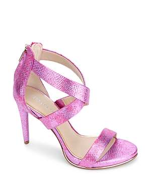 Shop Kenneth Cole Women's Brooke Strappy High Heel Sandals In Purple