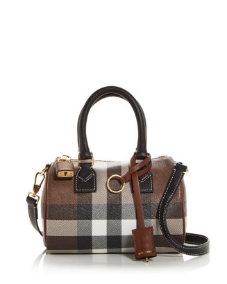 Burberry Vintage Check Mini Bowling Bag | Bloomingdale's