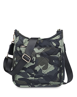 Sol & Selene Motivator Messenger Bag In Camo/gold