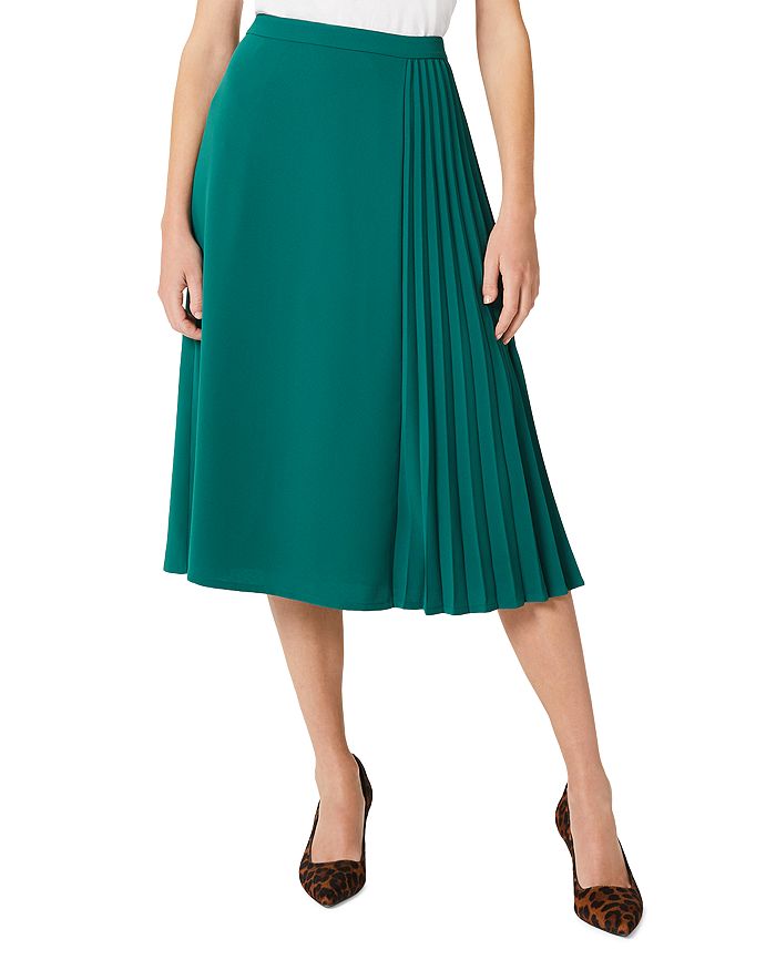 HOBBS LONDON Keziah Pleated Midi Skirt Bloomingdale's