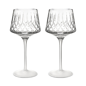 Shop Waterford Lismore Arcus Wine Glasses, Set Of 2 In Clear