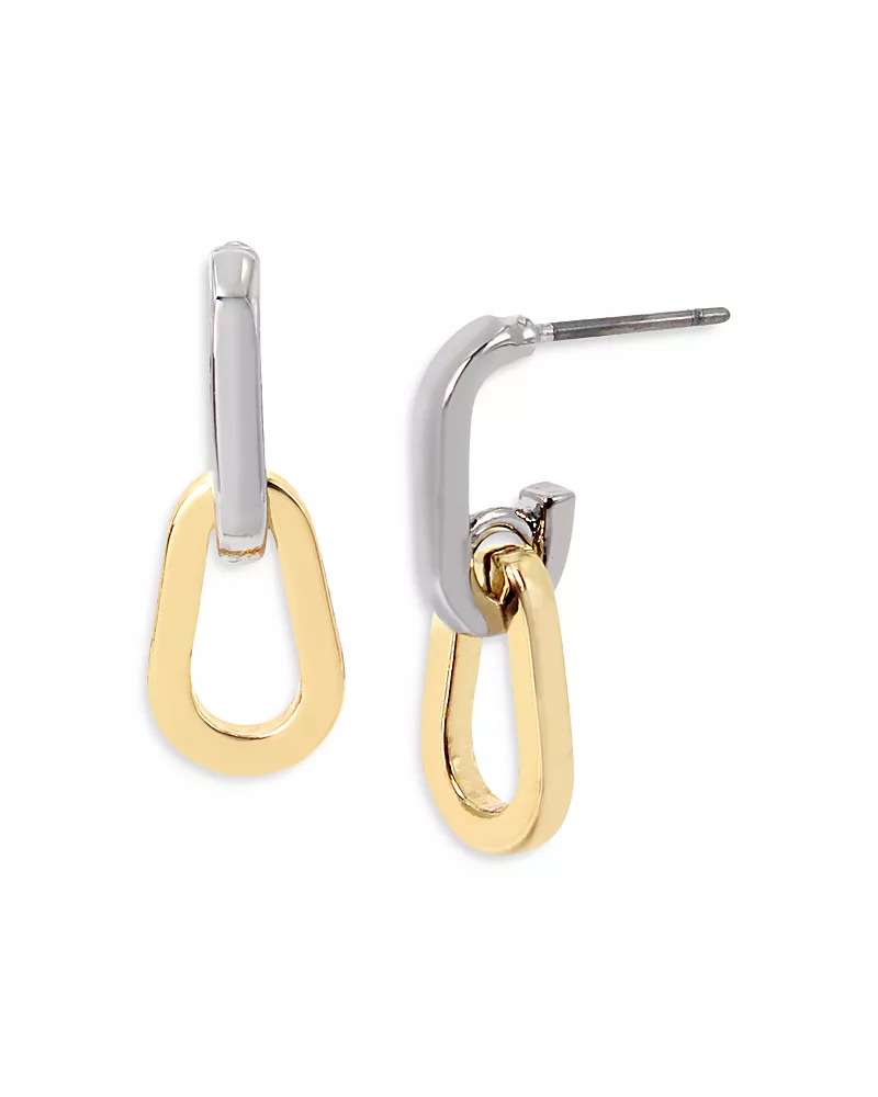 Allsaints Carabiner Link Drop Earrings