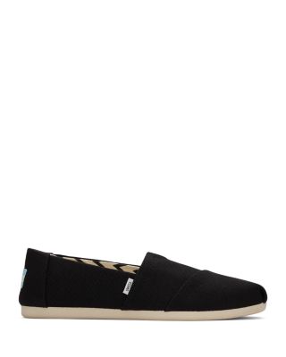 Toms Classic Alpargata With Heritage Canvas In Black