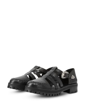 The Kooples Women's Leather Jelly Sandals | Bloomingdale's