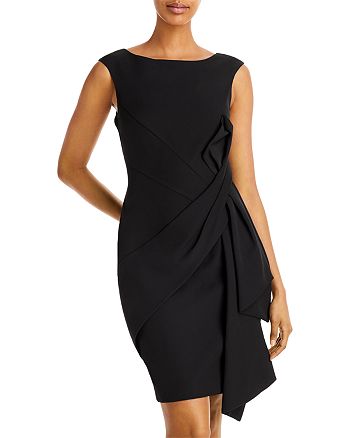 eliza j side ruched sheath dress