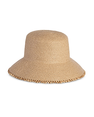 Shop Eric Javits Squishee Bucket Hat In Tan