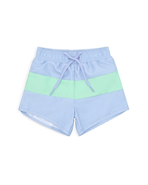Minnow Boys' Peri Color Blocked Boardie Swim Shorts - Baby, Little Kid, Big Kid In Oasis Green