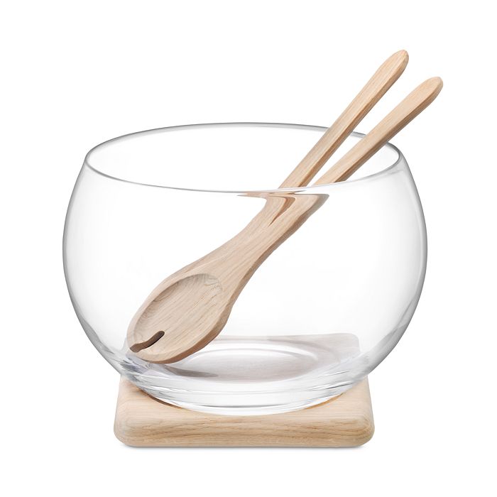 LSA 3Piece Serve Salad Bowl & Servers Set Bloomingdale's