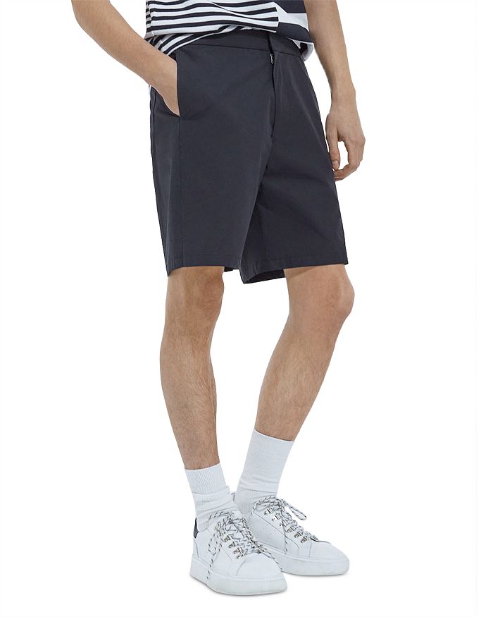 The Kooples Crispy Cotton Shorts | Bloomingdale's